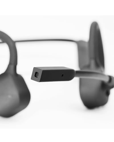 Bluetooth Headphones with Mic Open Ear Headphones Bluetooth 5.2 Headset with Dual CVC8.0 and ENC Noise