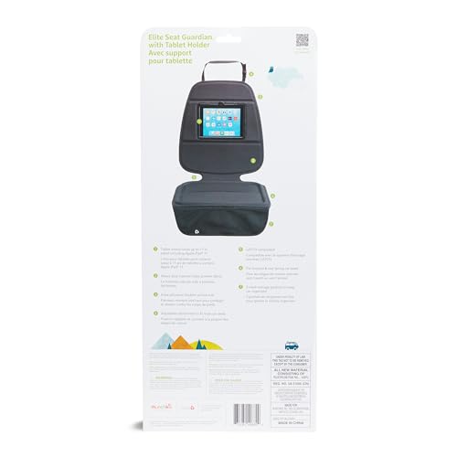 Car Seat Cover with Tablet Holder for Under Baby Car Seats and Toddler Booster Seats