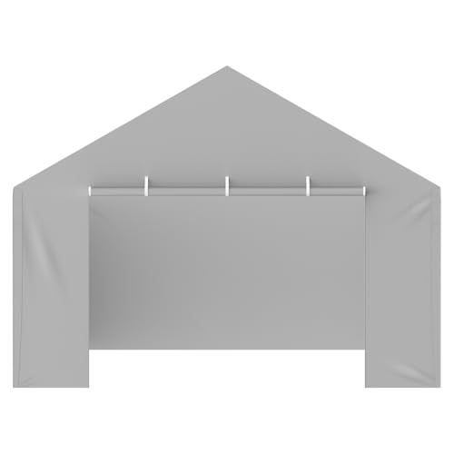 Carport Replacement Canopy Cover Side Wall 13 x 20 ft