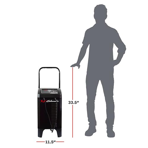 Wheeled Automatic 6A Car Battery Charger and 200A Engine Starter