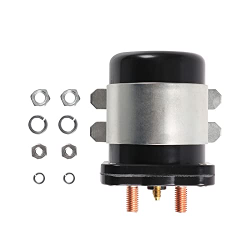 Heavy Duty 48V 4 Terminal Solenoid Heavy Duty 48V Solenoid Relay Switch Replacement For Club Car EZGO Yamaha Electric G19 Power Drive #586 Series Replace JR1