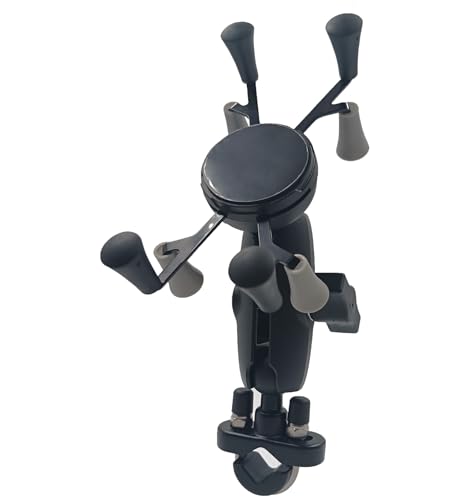 Motorcycle Phone Mount with Aluminum Alloy Arm and U