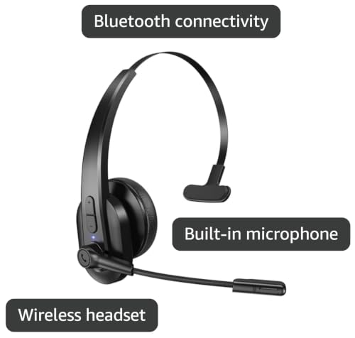 Wireless Headset with Microphone