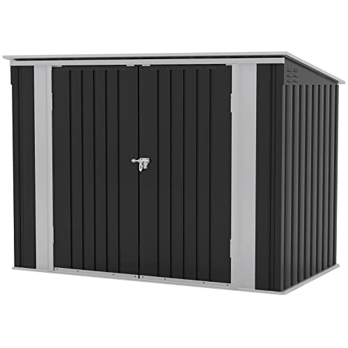 6x3 FT Horizontal Metal Shed