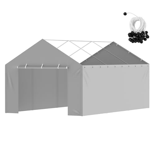 Carport Replacement Canopy Cover Side Wall 12 x 20 ft