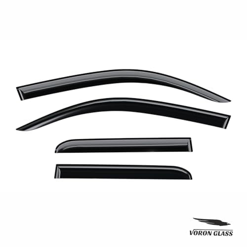 Tape on Extra Durable Rain Guards for Toyota Tacoma Double Cab 2024 (4 Count)