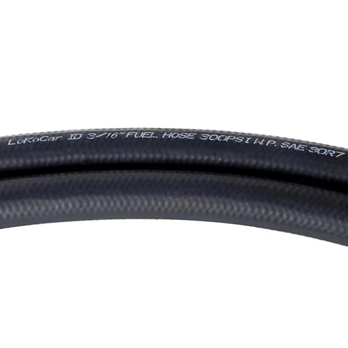 Rubber Fuel Hose Line Push Lock 3 (10 Foot)