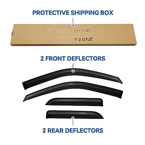 Window Visors Rain Guards for 2009