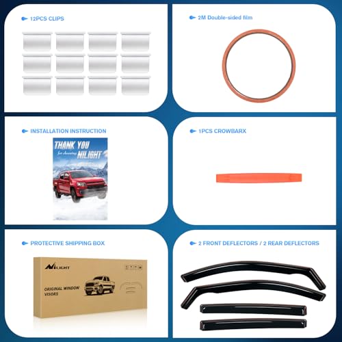 in Channel Rain Guards for Toyota RAV4 2013 (4 Count)