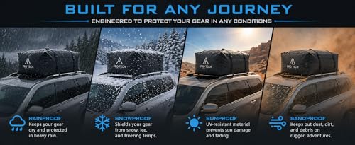 Journeyer 15 Waterproof Rooftop Cargo Carrier Bag