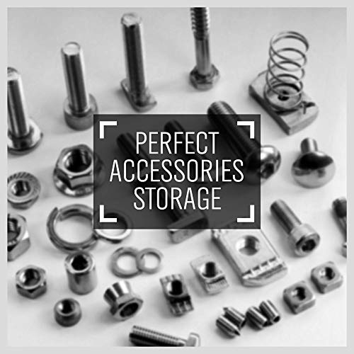 Storage Bins Parts Rack 36Pcs Bin Organizer Garage Plastic Shop Tool