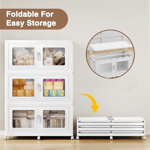 880 Qt Extra Large Stackable Storage Bin with Lids (4 Count)