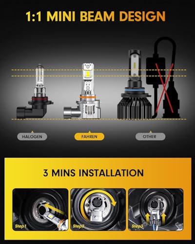 9005 9006 LED Bulbs Combo