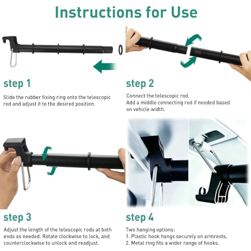 Car Clothes Hanger Bar