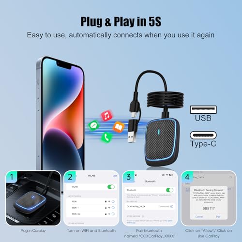 Wireless CarPlay Adapter for iPhone