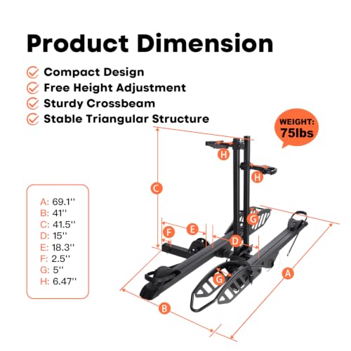 CyberRack EBike Rack for 2 Bike