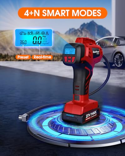Digital Cordless Tire Inflator Portable Air Compressor Automatic 160PSI w