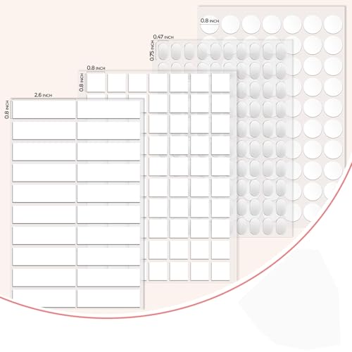 520pcs Double Sided Tape Wall Nano Sticky Dots Mounting Putty Two Sided Adhesive Strong Sticky Tack Multi (520 Count)