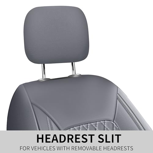 Faux Leather Front Car Seat Covers (2 Count)