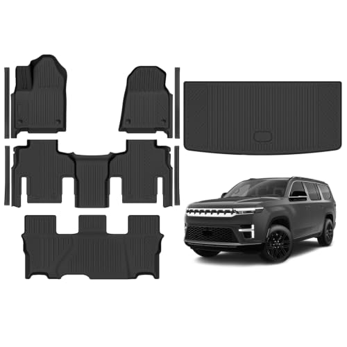 Custom Fit Floor Mats for 2026 Jeep Grand Wagoneer 8 Seats