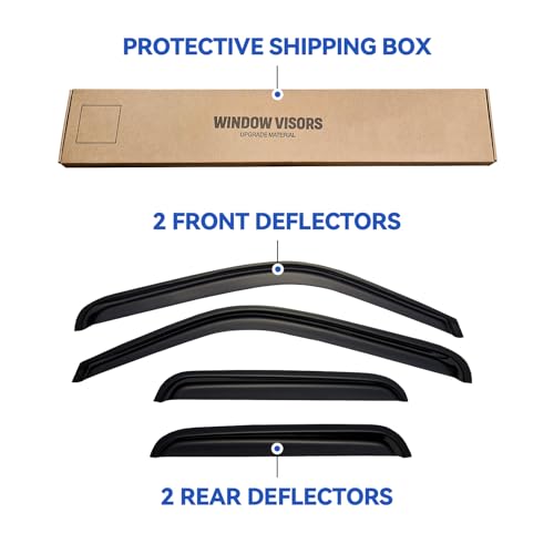 Window Visors Rain Guards for 1999 (4 Count)