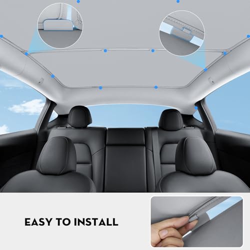 Roof Sunshade for Tesla Model Y 2020 (2 Count)