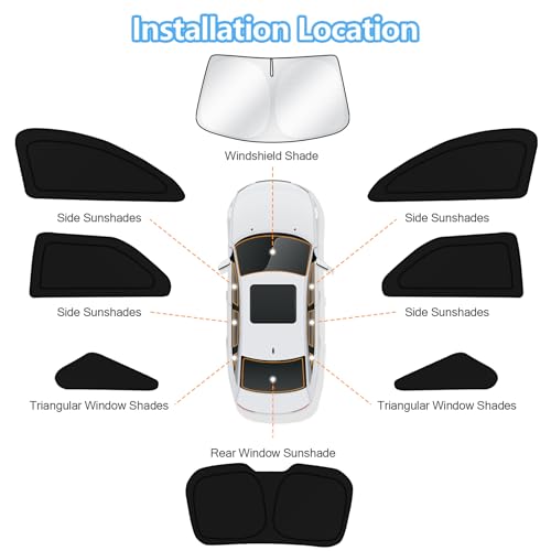 Car Window Shades for Chevrolet (8 Count)