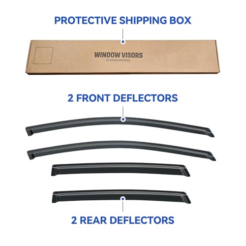 Window Visors Rain Guards for 2012 2013 2014 2015 2016 Honda CRV CR