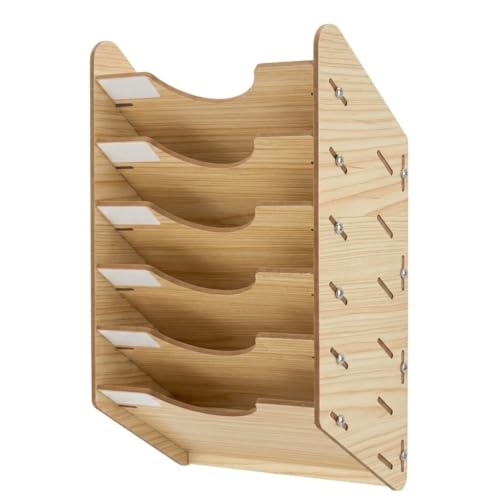 6 Tier Hanging Wooden Sandpaper Storage Holder