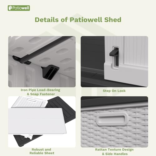 Shelf of 26 50 Cu Ft Outdoor Storage Cabinet