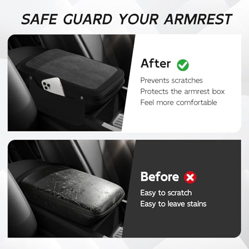 Center Console Cover with 2 Side Pockets