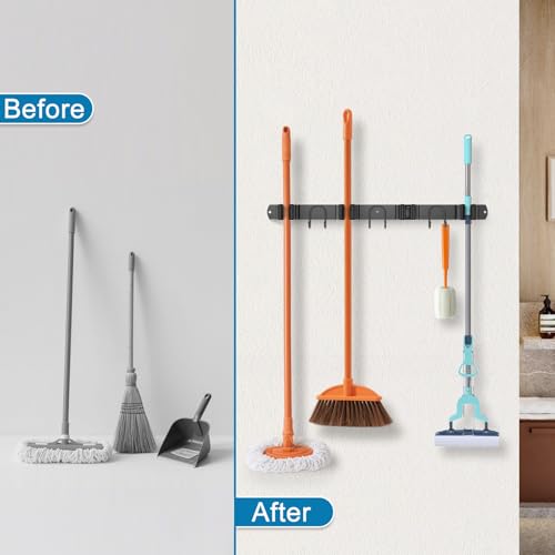 Broom Holder Wall Mount