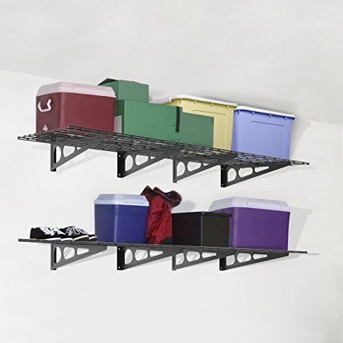 WR26B SBA 2' x 6' Wall Shelf Garage Storage Rack (2 Count)