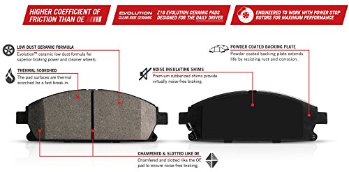 Z16 Replacement Ceramic Brake Pads Rear 16