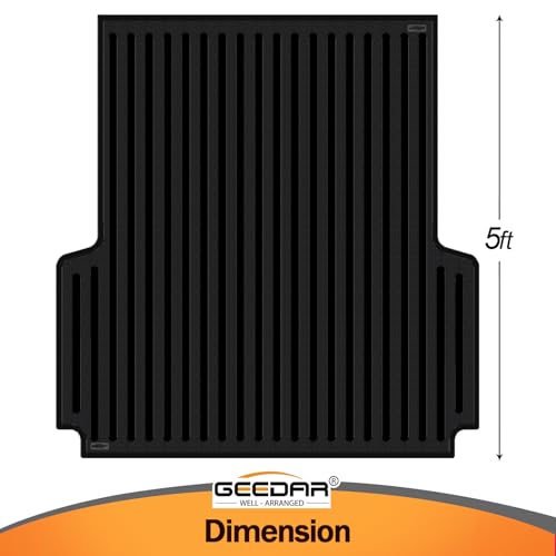 Rubber Bed Mat Compatible with Jeep Gladiator JT 5ft 2020