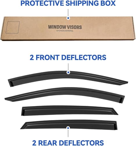 Window Visors Rain Guards for 2018