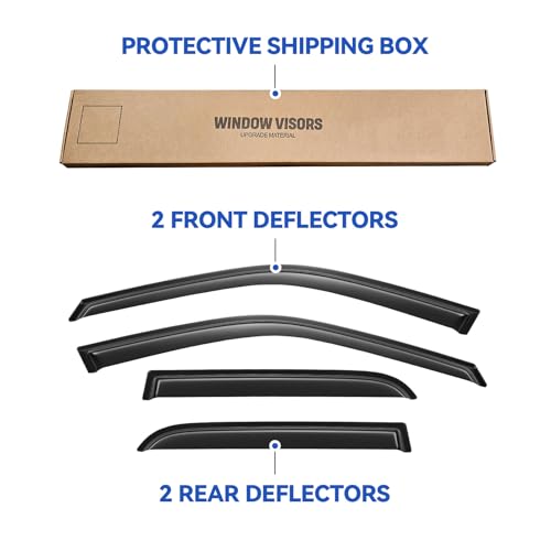 Window Visors Rain Guards for 2002 2003 2004 2005 2006 Honda CRV CR