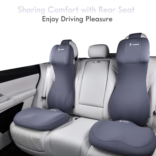 Memory Foam Ergonomic Car Seat Cushion with Lumbar Support Neck Pillow 2