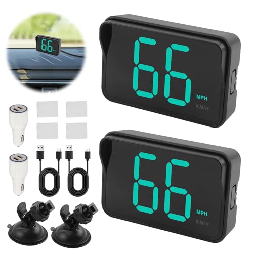 GPS Digital Speedometer for Car MPH (2 Count)