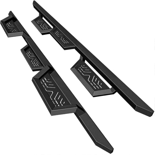 6" Rustproof Running Boards Side Steps Compatible with 2018 (2 Count)