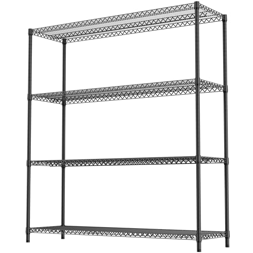 2800LBS 59" W 4 Tiers Storage Shelves Load