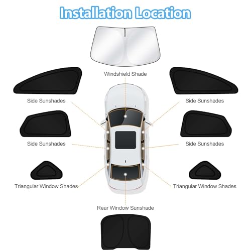 Car Window Shades for 2013 (8 Count)