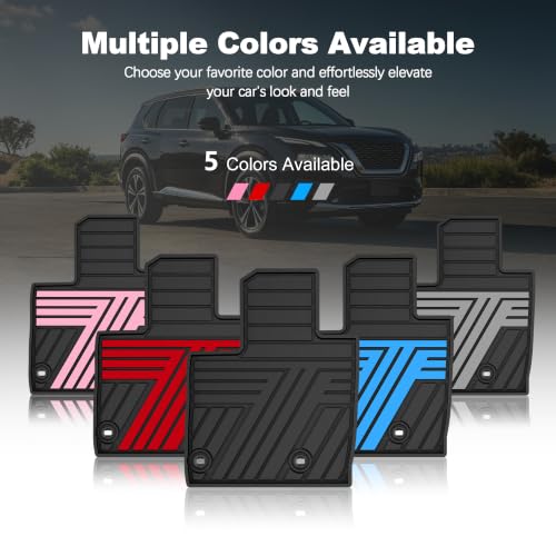 Rubber Floor Mats for Nissan Rogue 2021
