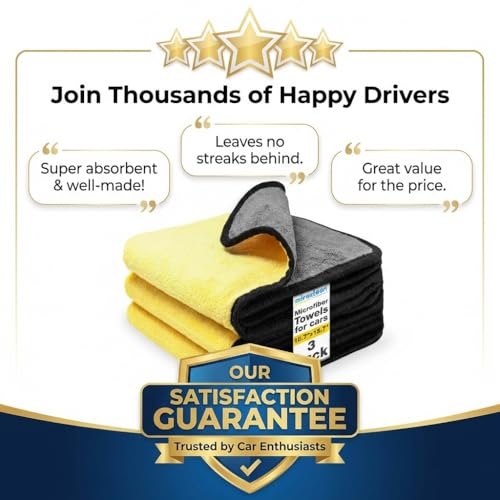 Microfiber Towels for Cars (3 Count)