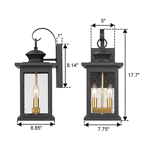 18 Inch Outdoor Wall Light Lantern