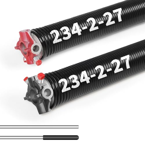 Pair of 2" Garage Door Torsion Springs 0.234X2"X27"