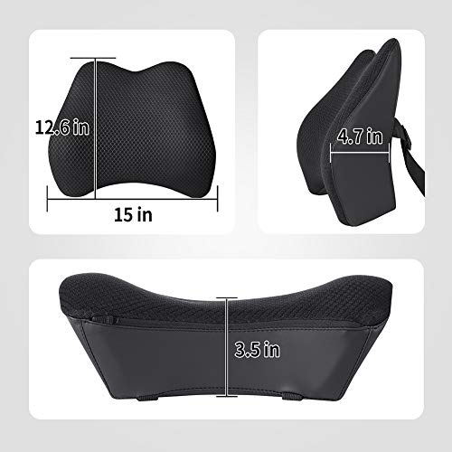 Memory Foam Lumbar Support Pillow for Car