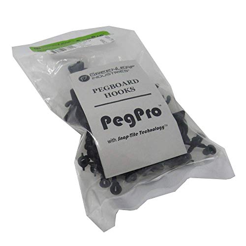 PegPro® J Hooks Kit for Standard “Wood Fiber” pegboard (24 Count)