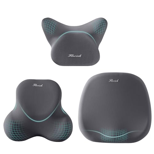 Car Seat Cushion and Lumbar Support Pillow for Office Chair Car