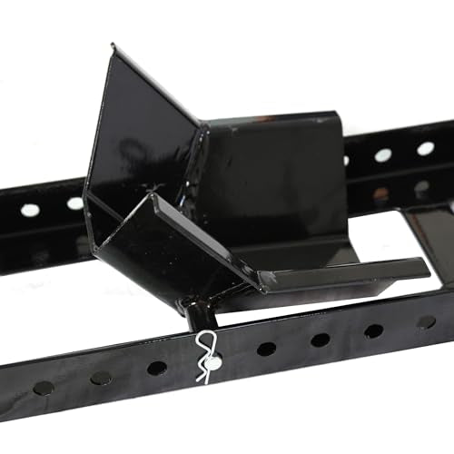 Adjustable Motorcycle Wheel Chock Stand Upright 1800lb Capacity